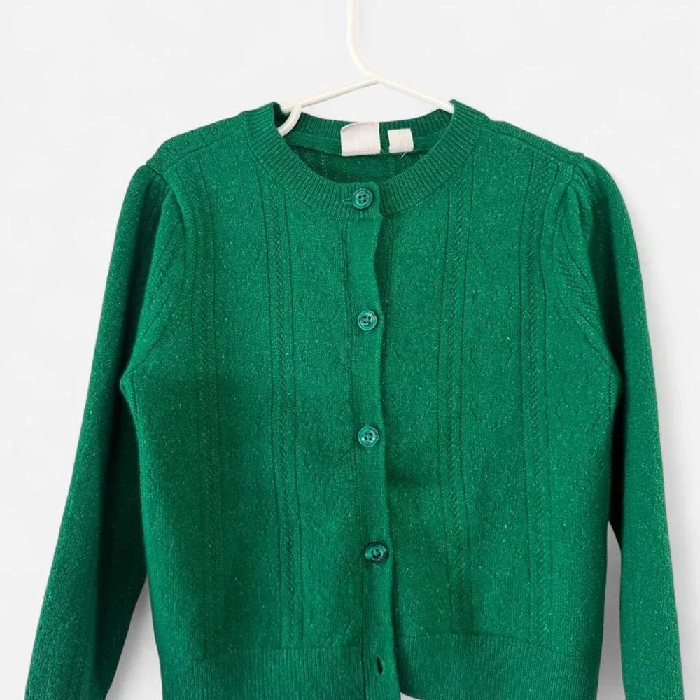 Gap kids girls green cardigan Zise XS-4-5
